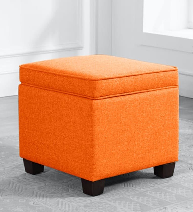 Daicy Ottoman Foam Cushioned Pouffe Puffy for Foot Rest Home Furniture - Torque India